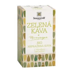 Sonnentor Zelená káva nepražená 18x3 g BIO